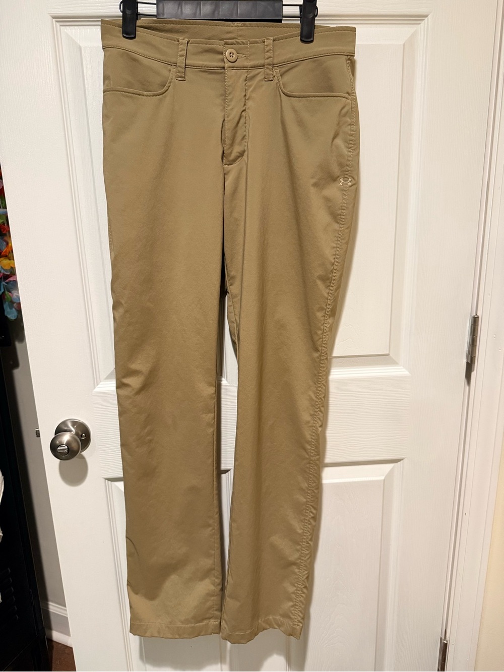 Under Armour Khaki Stretch Performance Pants 30x32